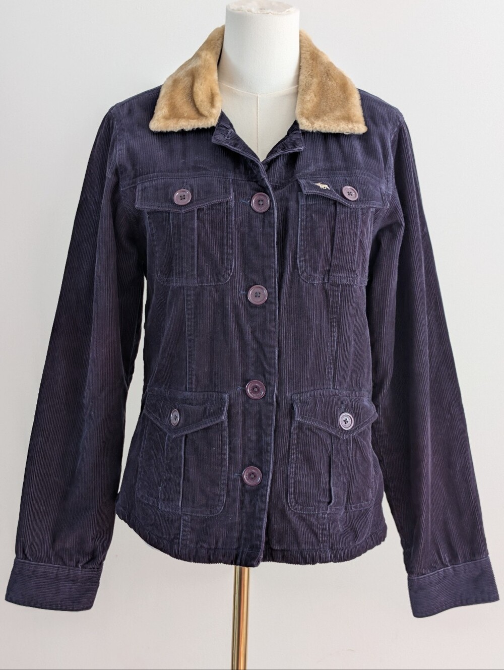 Vintage 90s Y2K Abercrombie & Fitch Corduroy Jacket